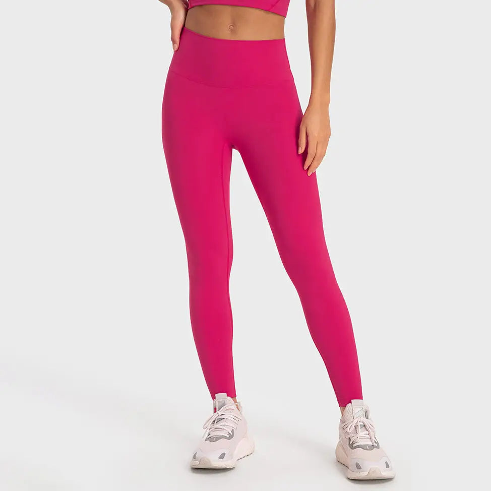 Pink yoga leggings online