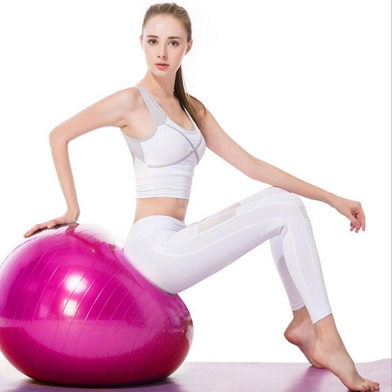 Pink Yoga Ball Radiate Strength and Grace Yoga Props