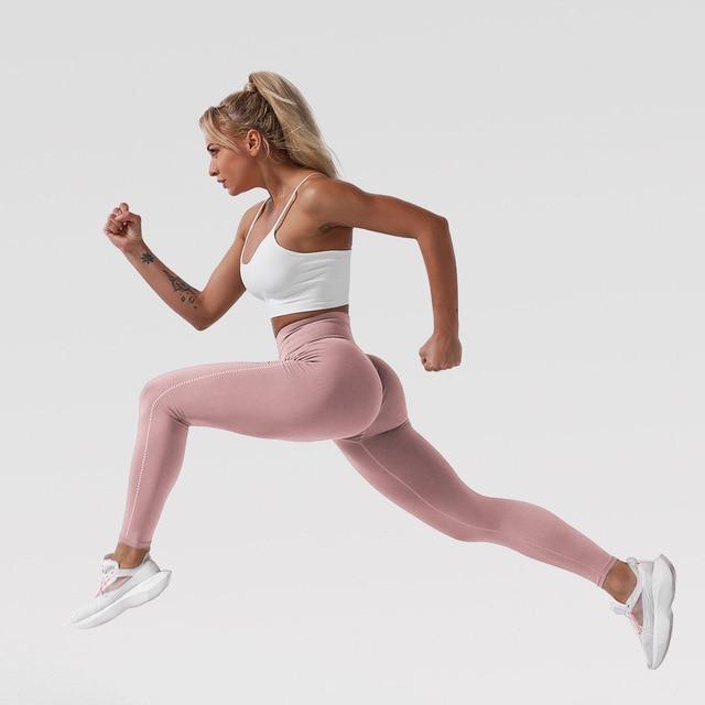 Ladies yoga Leggings pink Radiate Confidence