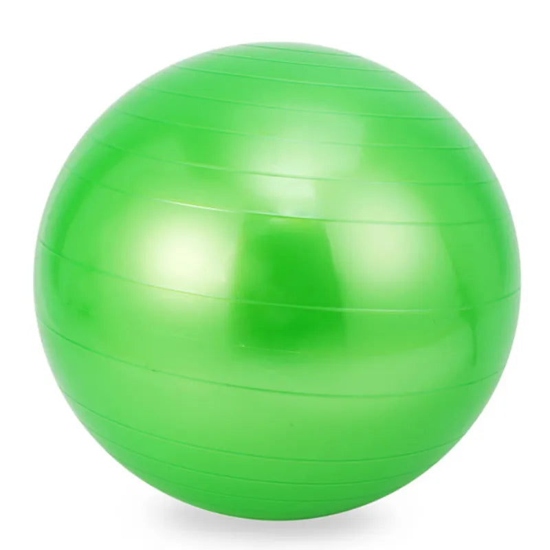 Green yoga ball | Ideal for Pilates, Yoga, and Core Training » Yoga Props