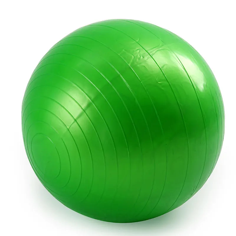 Green yoga ball | Ideal for Pilates, Yoga, and Core Training » Yoga Props