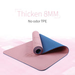 Position guide yoga mat