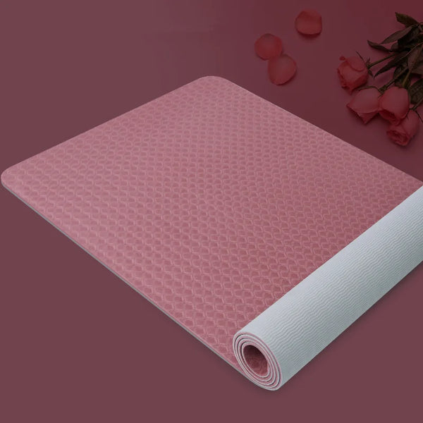Pale pink yoga mat  Elevate Your Workouts with Comfort and Style