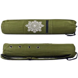 Linen yoga mat bag