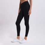 High waisted black yoga leggings