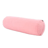 Pink yoga bolster