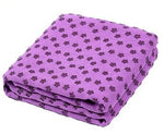 Grip dot Yoga towel purple