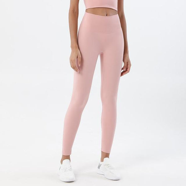 pink yoga leggings